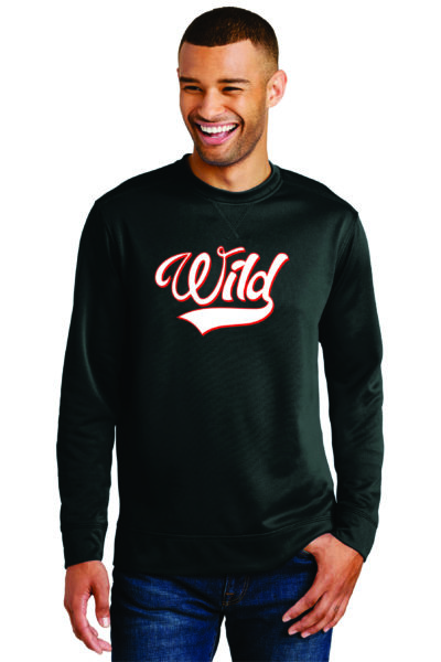 Wild Baseball Dri-Fit Crewneck Sweatshirt