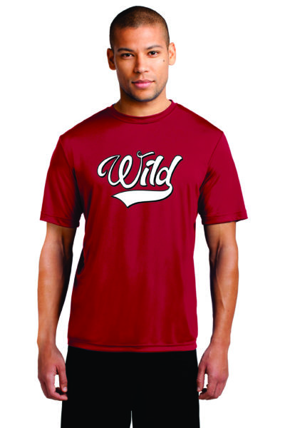 Wild Baseball Dri-Fit t-shirt – Red