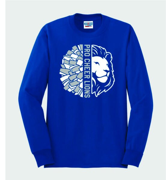 Pro Cheer Lions Long Sleeve Tee