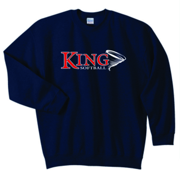 King Softball  Crewneck Sweatshirt