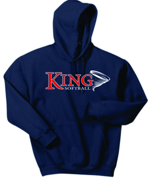 King Softball  Hooded Sweatshirt