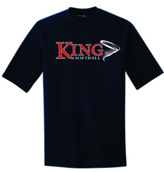 King Softball  T-shirt (Dri-Fit  Polyester)