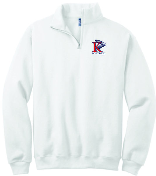 King Softball 1/4 ZIP Fleece Sweatshirt