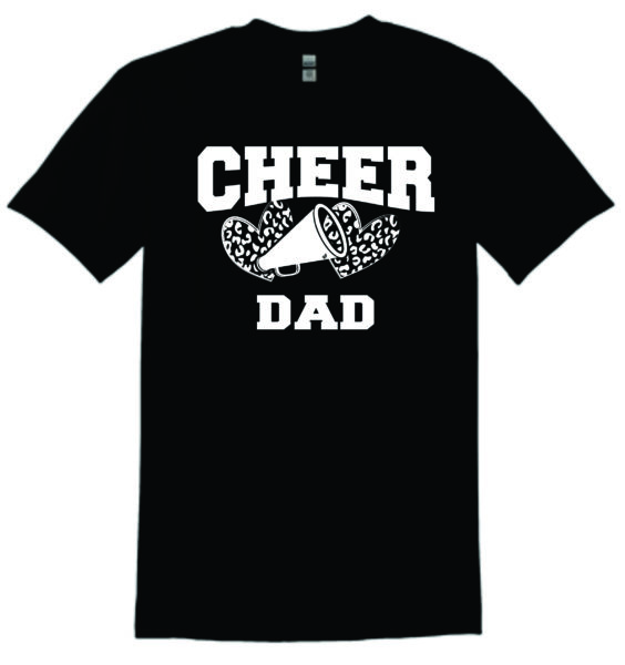 Black Bearcats Cheer DAD shirt