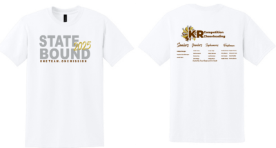KR Cheer State 25 T-Shirt